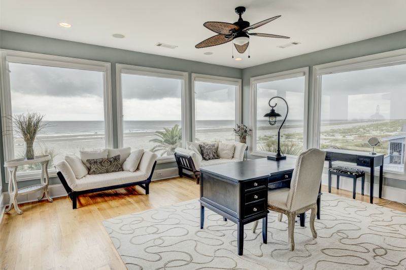 Custom-Fitted Windows on a Coastal Home