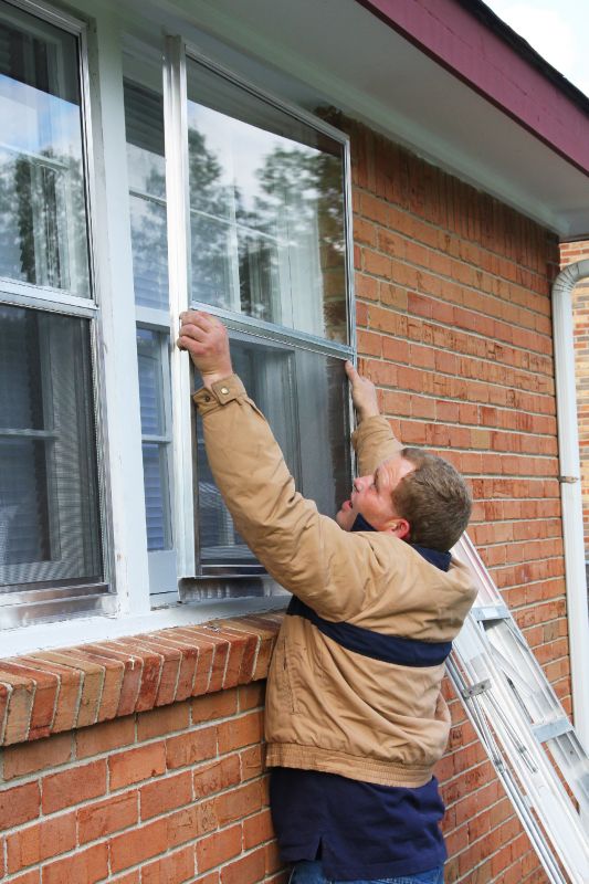 Storm Window Installation on a Florida Home